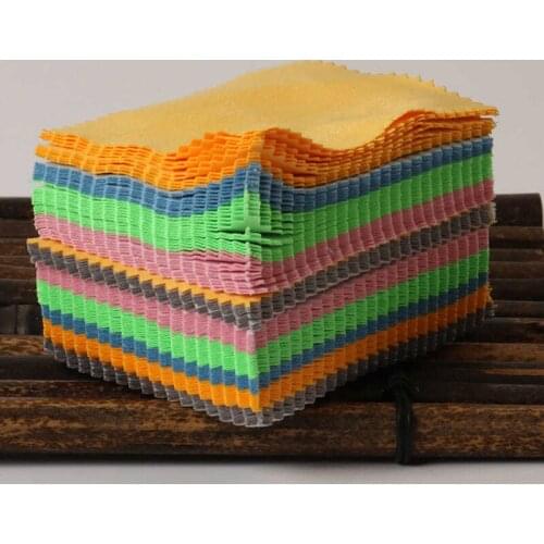 100PCS 13x13cm Glasses Clean Cloth Microfiber Cleaner Cleaning Cloth For Phone Screen Camera Sunglasses cloth Color Random