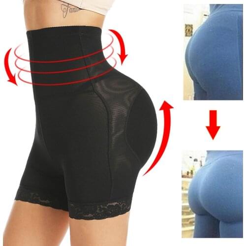 Padded Butt Lifter Hip Booty Enhancer High Waist Tummy Control Panties Briefs Shapewear With Pad Shorts Body Shaper Underwear