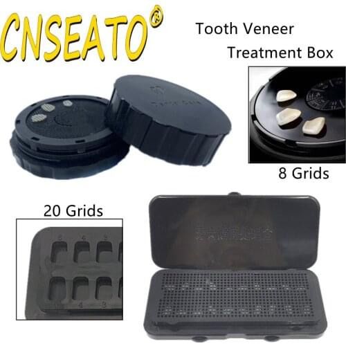 1 Pc Dental Porcelain Veneer Processing Box Ceramic Tooth Patch Storage False Teeth Placement Case xDentistry Product Clean Tool