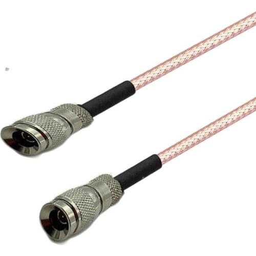 10pcs 1m DIN 1.0/2.3 Male to DIN 1.0/2.3 Male Connector Pigtail 75ohm RG179 Cable