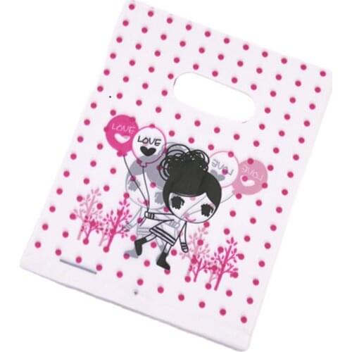 New Design Hot Sale Wholesale 100pcs/lot 15*20cm Baby Underwear Packaging Bags Lovely Shopping Gift Bags