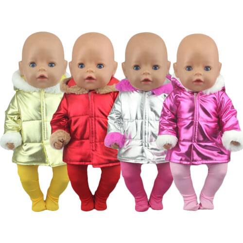 2020 lovely Down Suit Fit For 43cm New Born Doll 17inch Reborn Baby Doll Accessories