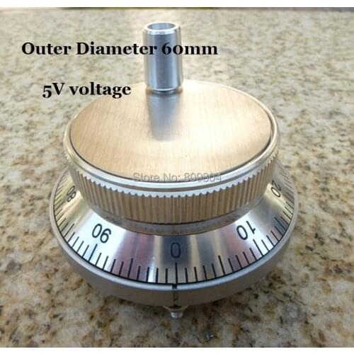 60MM 5V Hand wheel manual pulse generator rotary encoder for CNC