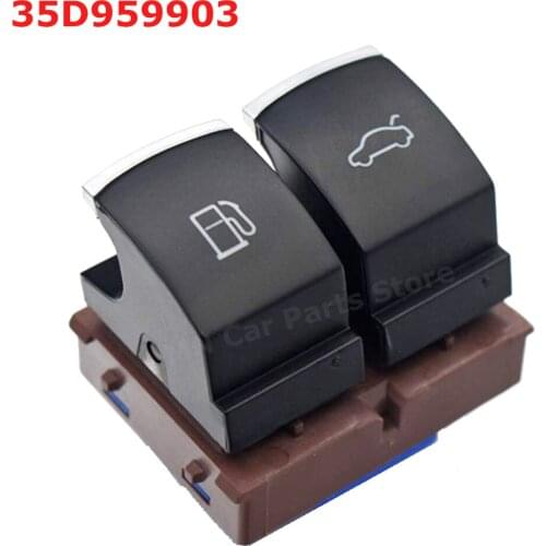 35D959903 Car Fuel Tank Door Trunk Release Button Switch For VW Jetta Passat B6 CC Jetta 6 3C0 959 903
