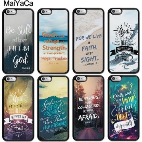 MaiYaCa Bible Verses Quotes Design Case For iphone 12 mini 11 Pro MAX X XR XS MAX SE 2020 6S 7 8 Plus 5S Cover