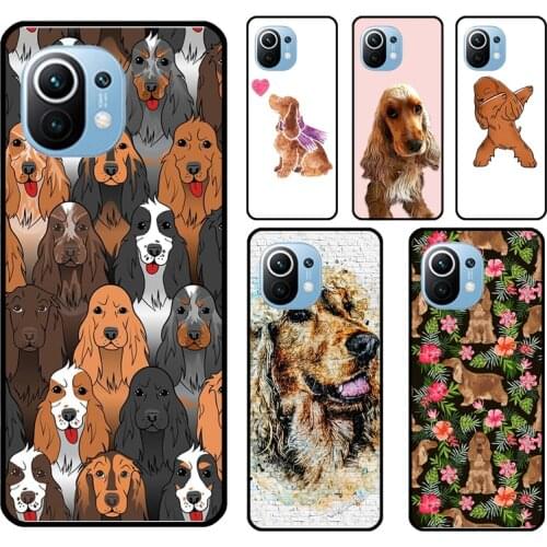 English Cocker Spaniel Dog For POCO X3 Pro M3 F2 F3 Case For Xiaomi Mi 10T Pro Note 10 Lite Mi 11 Ultra Cover Shell