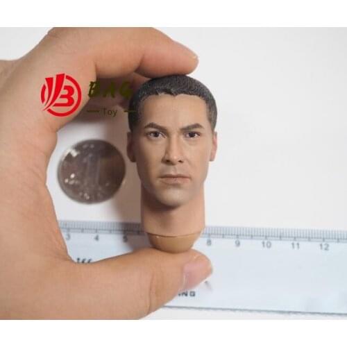 1/6 of the Action Figures Model DID MA 1003D Los Angeles SWAT keanu reeves European male head sculpture