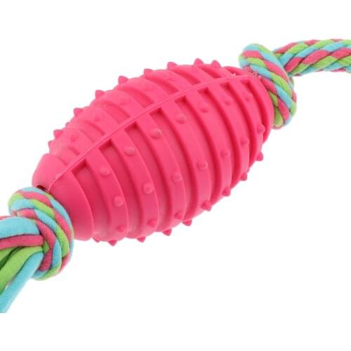 Interactive Dog Toy Cotton Rope Ball Aggressive Chewer Molar And Teeth Clean