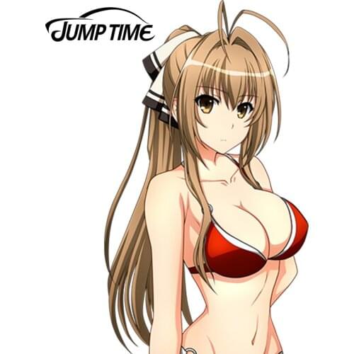 JumpTime 13cm x 7.3cm Car Styling Sexy Girl Amagi Brilliant Park Sento Isuzu Decal JDM Car Bumper Sticker