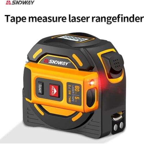 SNDWAY laser rangefinder 40M 60M digital tape measure digital tape measure laser tool SW-TM40