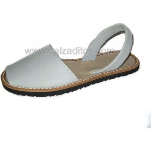 Menorquinas, Ibicencas, Abarcas, Avarcas de nubuck celeste