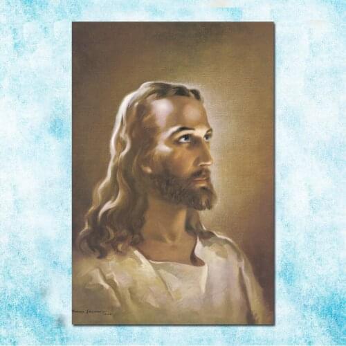 Jesus Christ Motivational Art Silk Poster Canvas Print 13x20 24x36 Inch-002
