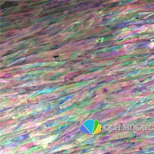 Natural Korea paua abalone shell laminate sheet for musical instrument and wood inlay black back 20pcs/lot qch154