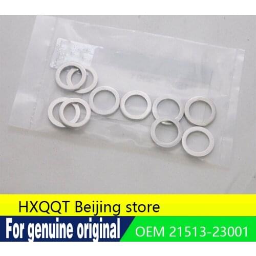 OEM For Genuine Oil Pan Drain Plug Gasket 10Pcs 21513-23001 For Tucson Elantra Accent I30MD Sonata Serato La Tour RIO 2000-2018