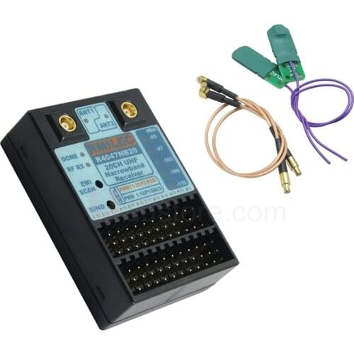 RMILEC Receiver T4047NB20 433mhz 20CH UHF LRS Rx Remote Control PPM, PWM, SBUS Radio System
