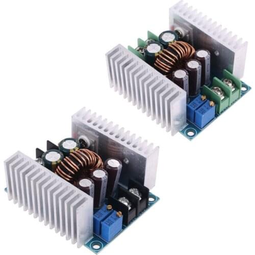 20A 300W DIY Adjustable DC Converter Step-down Constant Voltage Constant Current Power Module 24V to 12V