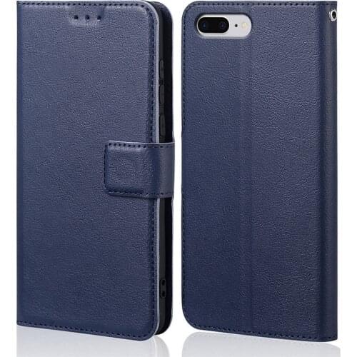 Silicone Flip Case for iPhone 7 Plus Luxury Wallet PU Leather Magnetic Phone Bags Cases for iPhone 8 Plus with Card Holder