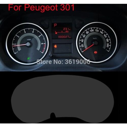 TOMMIA For Peugeot 301 14-17 Screen Protector HD 4H Dashboard Protection Film Anti-scratches Car Sticker