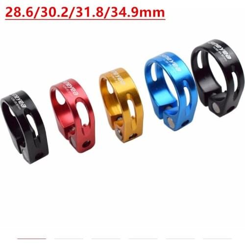 Gineyea Alloy Road Bicycle Seat Post Clamp 28.6mm/30.2mm/31.8mm/34.9mm Seat Pipe Clamp MTB Bike Seatpost Clamps