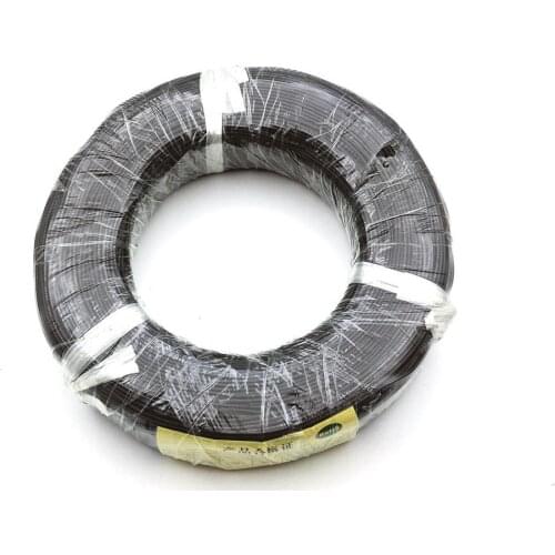 1 Reel 305M 3KV DC 28AWG/26AWG/24AWG/22AWG/20AWG/18AWG High Voltage silicone line black Wire Cable degree centigrade