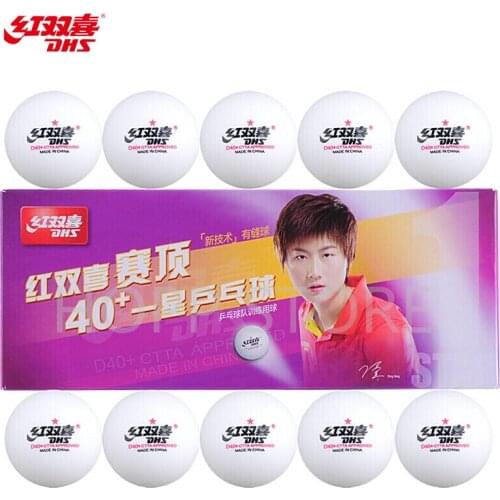 20 Balls DHS Table Tennis Ball DHS D40+ 1-STAR Plastic ABS Original DHS Ping Pong Balls