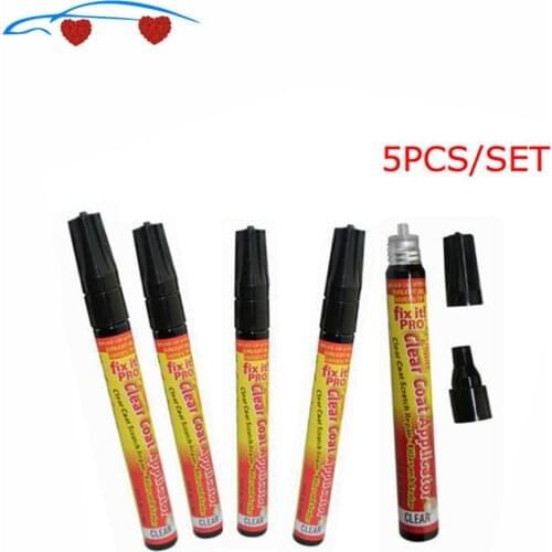 5PCS/SET Newest Portable Fix It Pro Tool Clear Car Scratch Repair Remover Pen Repair Repair Tool Drop Shipping