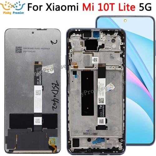 6.67"Original For Xiaomi Mi 10T Lite 5G LCD Screen Display+Touch Panel Digitizer For Xiaomi 10T Lite 5G