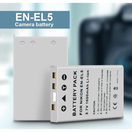 PALO 1600 mAh EN-EL5 EN EL5 ENEL5 Digital camera Battery for Nikon Coolpix P4 P80 P90 P100 P500 P510 P520 P530 p5000 P5100 5200