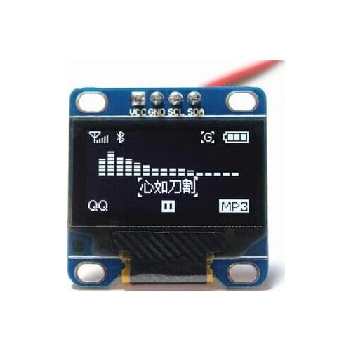 Free Shipping 1pc White Color 0.96/oled display module 128*64 oled lcd display i2c 0.96 iic serial 128x64 12864