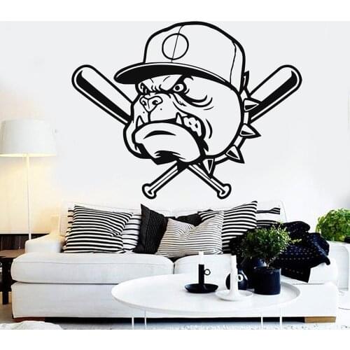Baseball Wall Decal Vinyl Baseball Wall Stickers Baseball Stickers for Kids Room Home Bedroom Decoration Removable Poster C467