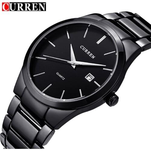 CURREN Men Watches Top Brand Luxury Men Military Wrist Watches Full Steel Men Sports Watch Waterproof Relogio Masculino