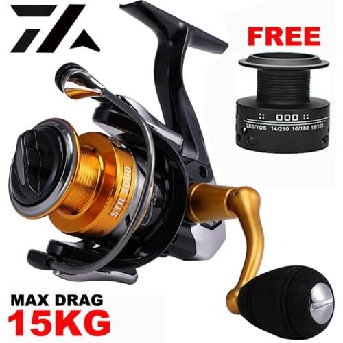 2021 New Double Spool Fishing Reel 13+1 BB Spinning Reel Metal Arm Foot Spool High Speed Baitcasting Carp Fishing Reels