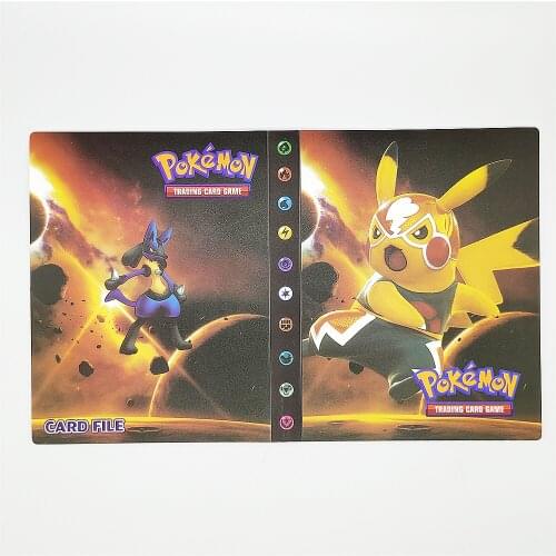 2021 Pokemon Card Photo Album Book Cartoon TAKARA TOMY Can Hold 240 Game Cards VMAX GX EX Holder Favorites Childrens Toy Gifts