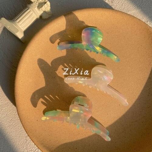 Korea Retro French Acetate Grab Clip Tortoiseshell Temperament Temperament Shark Clip Fairy Bathing Hair Clip