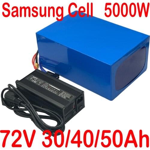 72V battery pack 72V 40AH electric bike battery 72v 40ah Lithium battery 72V 3000W 4000W electric scooter battery with charger