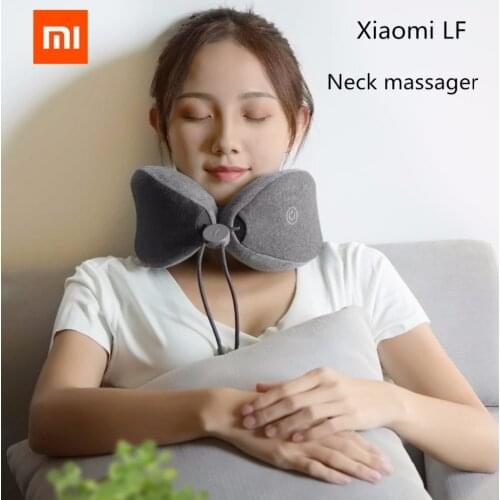 Original Xiaomi Mijia LF Neck Massage Pillow, Neck Relax Muscle Therapy Massager Sleep pillow for office ,Mi home and travel