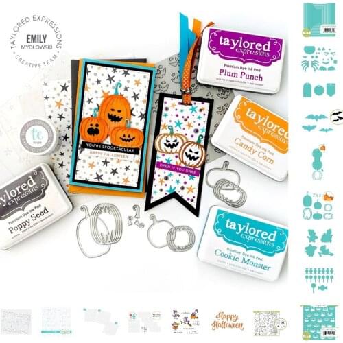 Halloween Bat Ghost Pumpkin Spider web Metal Cutting Dies Stamps For 2021 DIY Card Scrapbook Diary Decoration Embossing Template