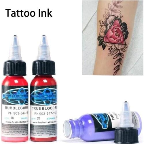 10 Color Tattoo Ink Set Body Art Professional Pigment Accessories Permanent And Not Easy To Fall Off 3D Makeup Beauty Pure Color