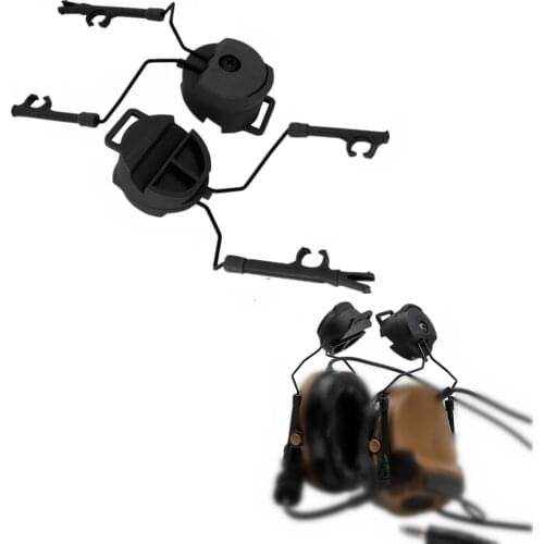 COMTAC Headphone Helmet Bracket ARC Rail Adapter for Airsoft Military Shooting Noise Reduction COMTAC I II III Tactical Headset