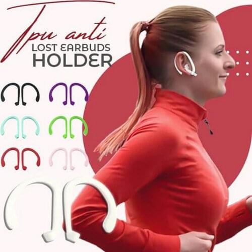 TPU Anti-lost Earhooks For AirPods Bluetooth Headset Ear Hook Portable Secure Fit Holder Earphone Holders For AirPods Earhook