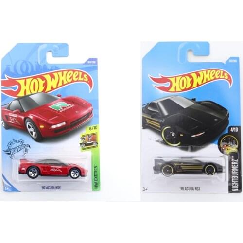 Original Hot Wheels 90 ACURA NSX Mini Alloy Coupe 1/64 Metal Diecast Model Car Kids Toys Gift