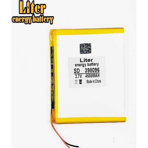 Polymer lithium battery 7 8 9 inch tablet PC 398096 3.7V 4500mah lithiumion 'With High Quality