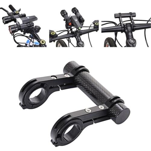 Portable Cycling Bike Bicycle Light Lamp Stand Holder Rotation Grip LED Flashlight Torch Clamp Clip Mount Bicycle Metal Adapter