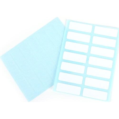 12sheets self adhesive label Blank note label Bar sticky white writable name stickers