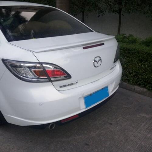 For Mazda 6 Spoiler High Quality ABS Material Car Rear Wing Accessories Body Kit For Mazda 6 Spoiler 2009 2010-2012 2013 2014