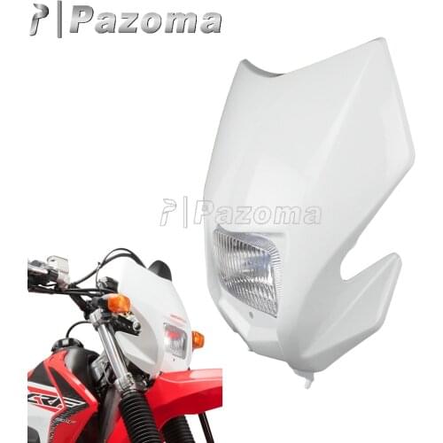Universal Motocross Supermoto Headlight Fairing For Honda CRF150F CRF230F CRF 250 450 R F L Enduro Front Headlight Mask