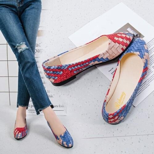 New Women Suede Flats Fashion High Quality Basic Mixed Colors Pointy Toe Ballerina Female Pretty Flat Slip On Shoes