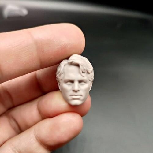 1/12 Scale Robert Bruce Banner Head Sculpt Unpainted Fit 6" ML Figure