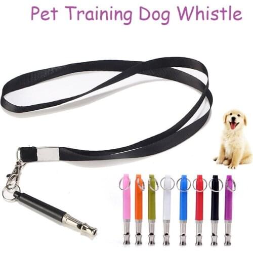 Pet Whistle 1 Set Adjustable Ultrasound Whiste Training Clicker Dog Accessories Chaser For Dog Large Medium Breed Puppy Supplies