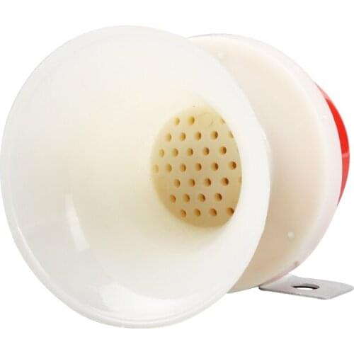 1PCS Electronic Alarm Buzzer 81 x 91mm 2 Wires Plastic housing 12/24/220V loud